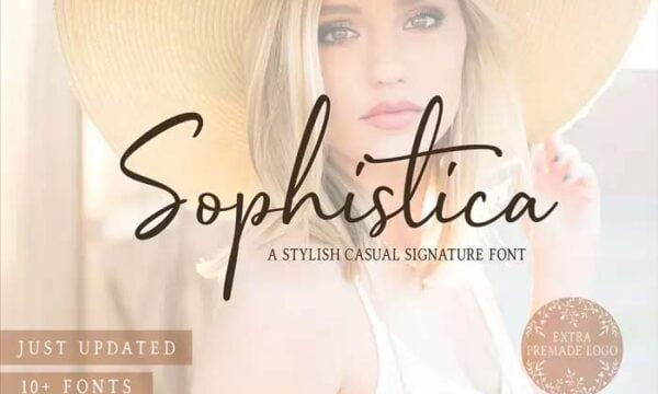 Sophistica 10 Fonts & Ext Free Download